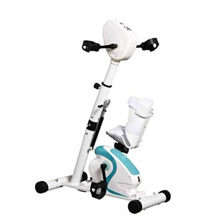 LUNEZY Pedal Trainer Electronic Physical Therapy Rehabilitation Stationary Fitness Bike,Arm and Leg Exerciser Machine for Handicap Disabled Strok