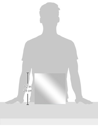 Mungai Mirrors Square Acrylic Mirror (15cm), Silver, 29.5 x 29.5 x 0.3 cm