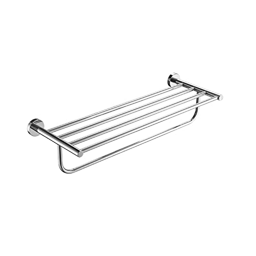 HIGOH Towel Racks,Bathroom Towel Rack Wall Mounted Towel Holder,Bath Hardware Towel Rack,Towel Holder,Nail Punched