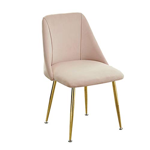 Modern Kitchen Dining Room Chairs Velvet Dining Chair with Metal Legs Velvet Seat And Backrests Kitchen Living Room Lounge Counter Chairs (Color