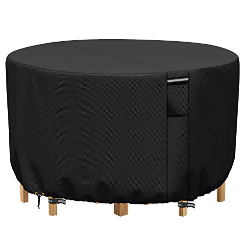 RICHIE Garden Furniture Covers Waterproof Garden Outdoor Table Cover 250x90cm, Heavy Duty 600D Oxford PVC Breathable Coating for Furniture Sets P