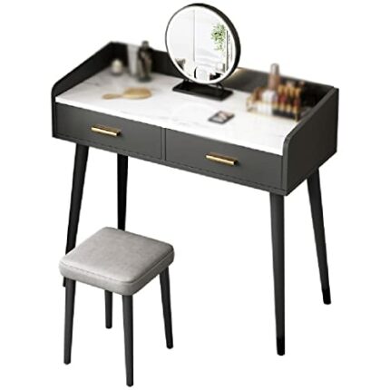 maozi Dressing Table Small Household Dressing Table Vanity Home Vanity Table LED