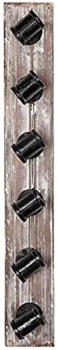 EYLINK Wine Racks,Modern Wall-Mounted Wooden Slanted Bottle Can Store 6 Bottles of Kitchen and Restaurant Bar Simple Decorative