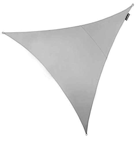 Kookaburra Waterproof Garden Sun Shade Sail Canopy in Silver 98% UV Block (3m Triangle)