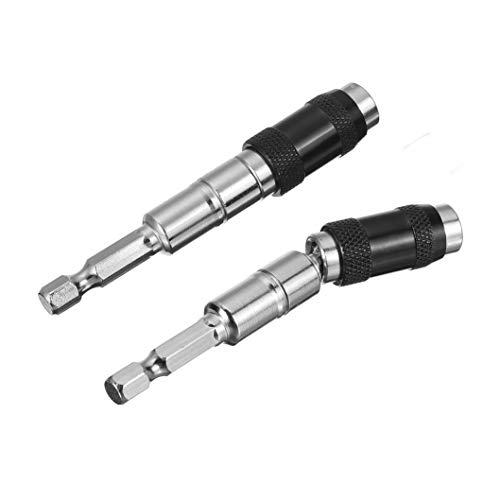 Pivoting Bit Holder Magnetic Pivot Drill Bit Holder Quick Release Flexible Screwdriver Bit Holder for Tight Spaces or Corners