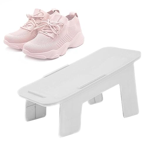 YJYQ Shoe Holder Stacker - Shoes Storage Slots Rack,Portable Double Deck Shoe Shelf Storage, Thickening Hollow Non-Slip Shoe Rack for Bedroom Hal