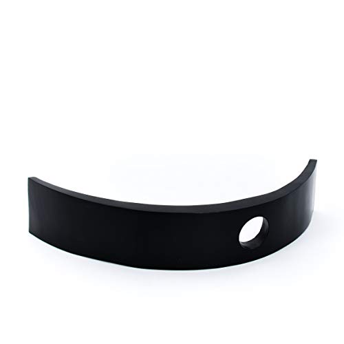 LEEWADEE Decorative Wooden Wine Holder – Handmade Bottle Stand for Wine or Spirits, Elegant Bottle Dock Made of Mango Wood, 29 x 6 x 10 cm, black