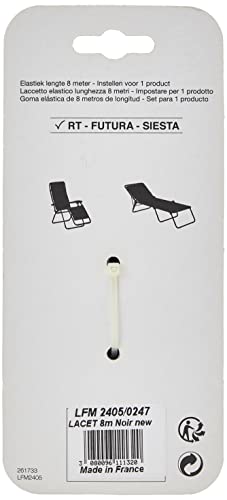 Lafuma Elastic Cord 8m, Black