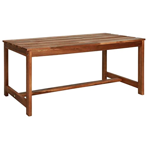 DLOETT 4 Piece Outdoor Lounge Set Solid Acacia Wood Outdoor Furniture Garden Set Acacia wood with an oil finish