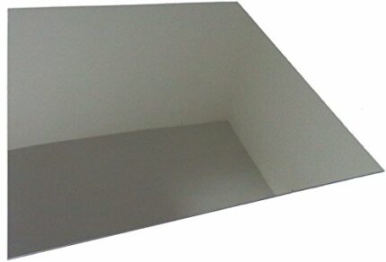 303mm x 303mm x 1mm Acrylic See-Through Two-Way Mirror, Scratch Resistant