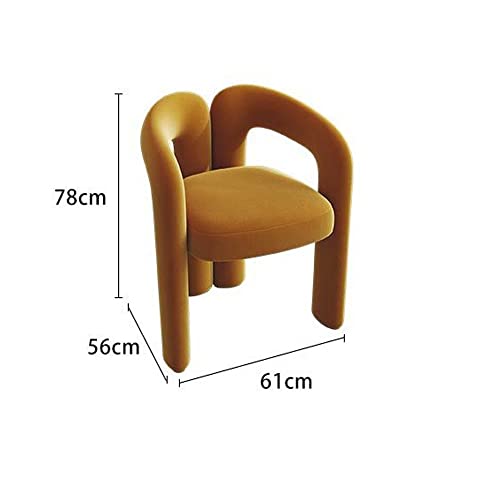 JYDQM Dining table and chairs home chairs New Nordic light dining chairs style designer chairs (Color : 3-pack, Size : 1 code)