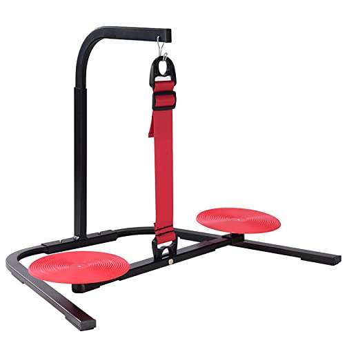 BODOLF Foot Pedal Exerciser, Foldable Portable 360 Degree Rotation Quiet Foot Leg Abdominal Muscle Exercise Pedaling Machine, Home Office Fitness