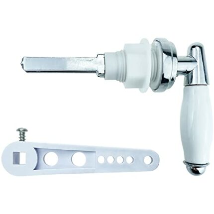 Toilet Flush Handle Replace Universal Fit Toilet Flush System Kirsite Toilet Cistern Flush Parts for Toilet Wc Cistern Tank