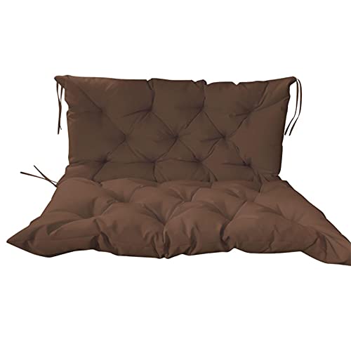 Indoor Outdoor Patio Garden Wicker Seat Bench Cushions Set Waterproof Anti UV 2 3 Seater Swing Backrest