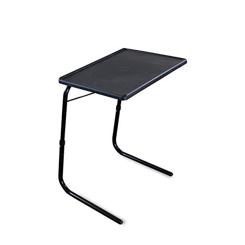 OAK N' OAK BUNNY BEAR ® TABLE-WHITE | Adjustable Multi Position Portable Folding Table Mate for Bed Trey, Work, Watch TV, Dining, Study, Outdoor