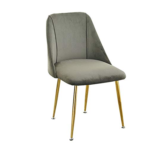 Modern Kitchen Dining Room Chairs Dining Chair With Metal Legs Velvet Seat And Backrests For Office Chair Lounge Dining Kitchen Bedroom (Color :