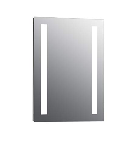Keenware KBM-003 LED Bathroom Mirror with Demister & Shaver Socket; 700x500mm Silver