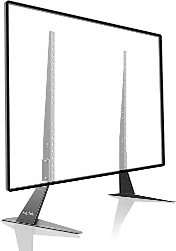 Suptek Universal TV Stand, TV Leg Replacement for Most 22-65 inch LCD/LED/OLED/Plasma TVs, Adjustable Table Top TV Feet for Flat&Curved Screen, V
