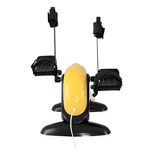 LUNEZY Under Desk Leg Pedal Exerciser with Handle, Electric Pedal Exerciser with Leg Protector Bracket - Rehabilitation Trainer for The Elderly