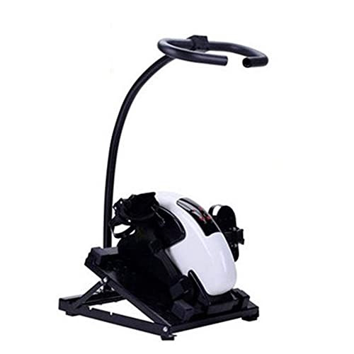LUNEZY Electric Rehabilitation Exercise Bike Upper Limb Lower Limbs Hand Leg Bicycle Elderly Home Pedal Exerciser Bike, Resistance Adjustable (C)