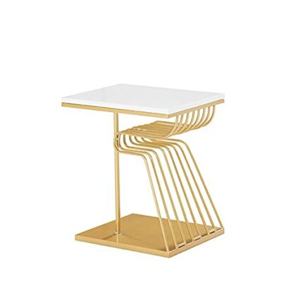 MJWDP A Few Marbles on the Side of the Sofa Simple Italian Light Nordic Type Bedside Table Mobile Designer