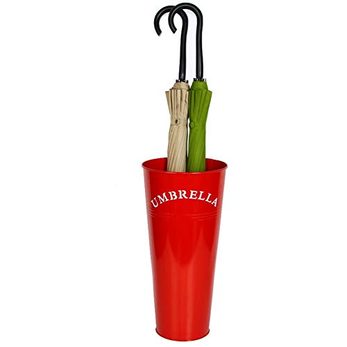 OUSIKA Umbrella Stands,Modern Umbrella Bucket with Letter, Storage Barrel for Organize Canes and Umbrellas, Metal Umbrella Stand Holder, Home Rac