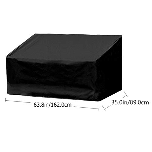 PRETYZOOM potting bench patio loveseat cover storage box waterproof garden benches for outdoors- Outdoor Waterproof Park Seats Cover- Garden Benc