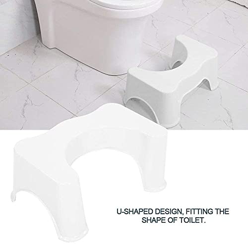 SASHTECH Squatting Toilet Stool Non-Slip Bathroom Step Up Stool Relieves Constipation, Bloating | Aligns the Colon for Faster and Easier Relief