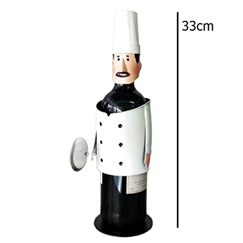 maozi Detachable wrought iron chef wine rack metal wine bottle rack household wine utensils kitchen ornaments