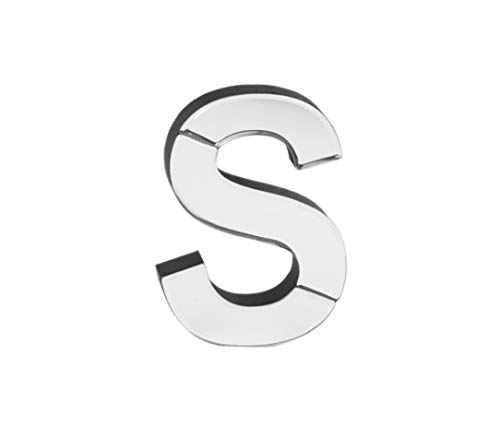 COLLECTIVE HOME - 7-inch Tall Mirrored Glass and Wood Decorative Letter, Home-Bedroom-Office Wall Décor. Perfect Fun Gift to Encourage Girls, You