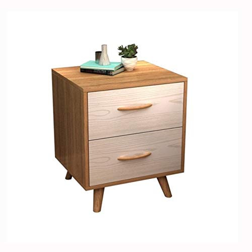 JYDQM Bedside Cabinet Mini Cabinet Simple Storage Cabinet, and Simple Double Drawer Design