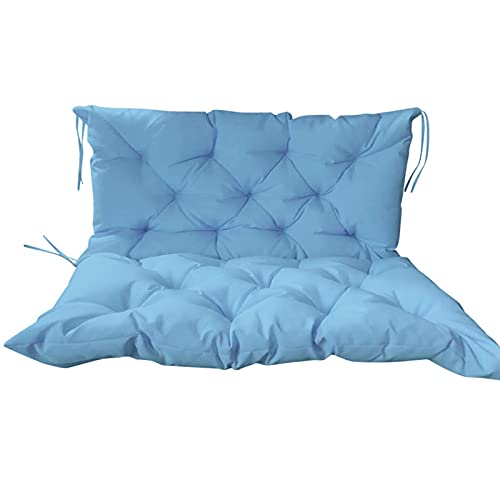 Indoor Outdoor Patio Garden Wicker Seat Bench Cushions Set Waterproof Anti UV 2 3 Seater Swing Backrest