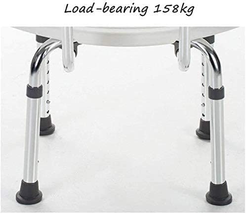 taimowei Foldable Bathroom Stool Seat, Non-Slip Shower Stool Bench Bath Chair Armrest Padded Seat,Household Goods