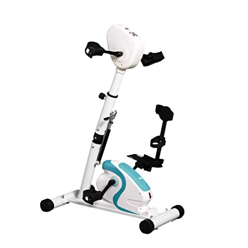 LUNEZY Pedal Trainer Electronic Physical Therapy Rehabilitation Stationary Fitness Bike,Arm and Leg Exerciser Machine for Handicap Disabled Strok