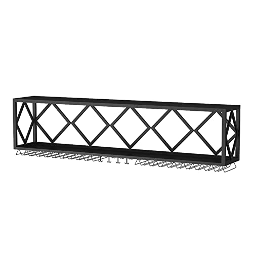 KEppd Wine Rack Wall Mounted Wine Rack, Free Standing Wine Storage, Rack Tabletop Wine Rack, Wine Display Rack for Countertop Home Kitchen Pantry