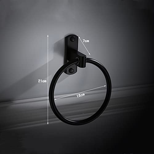 HIGOH Towel Racks,Bath Towel Holder,Bathroom Hand Towel,2Pcs Towel,Towel Rack,European Toilet Circular Towel Hanging,Antique Bathroom Accessories