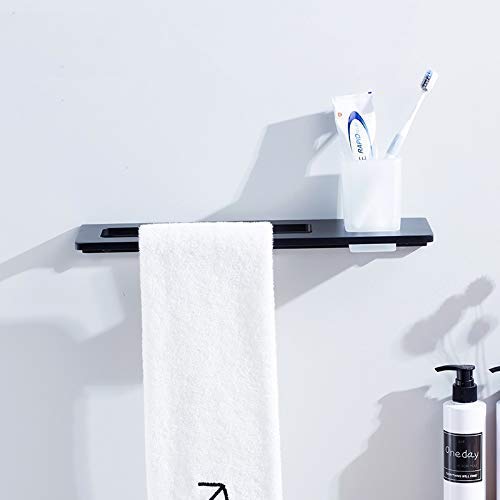KNOXC Towel Racks,Creative Bathroom Accessories Space Aluminum Towel Hanging Rod Bathroom Bathroom Towel Rack