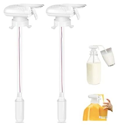 2 Pieces Electronic Milk Dispenser Fridge Tap, Magic Tap Drink Dispenser Overflow Prevention,Automatic Drink Dispenser with Tap for Party Wedding