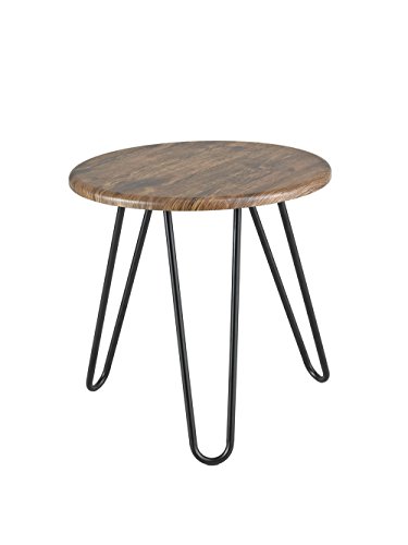 Aspect Brockton Round Side Table, Wood, Vintage 1, 45 x 45 x 45 cm