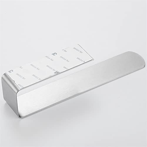 HIGOH Towel Racks, Towel Rail for Bathroom,Stainless Steel Hand Towel Holder,Self-Adhesive Wall Hanging Brushed Towel Holder,Kitchen Hand Towel H