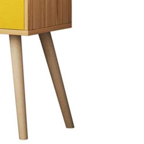 LUKEO Nordic Bedside Table 2 Drawer Bedside Table, Bedroom Furniture Storage Storage Bedside Table