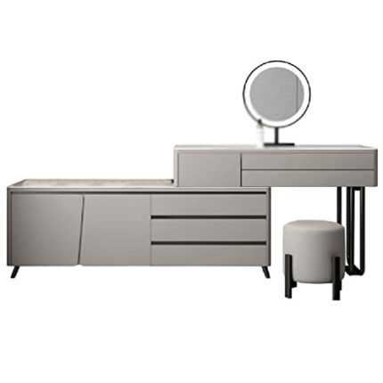 n/a Wooden Dressing Table Storage Storage Side Cabinet Corner Vanity Table Smart Vanity