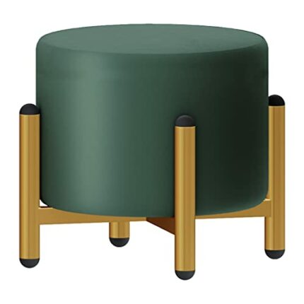 LUKEO Stool, Household Living Room Sofa, Round Stool, Multifunctional Small Bench, Soft Pier (Color : D, Size : Talla �nica)