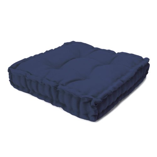 Luxury 100% Cotton Comfortable and Durable CHUNKY SQUARE SEAT PAD BOOSTER / CUSHION Ideal For Home, Office and Garden or Great Comfort for Pregna