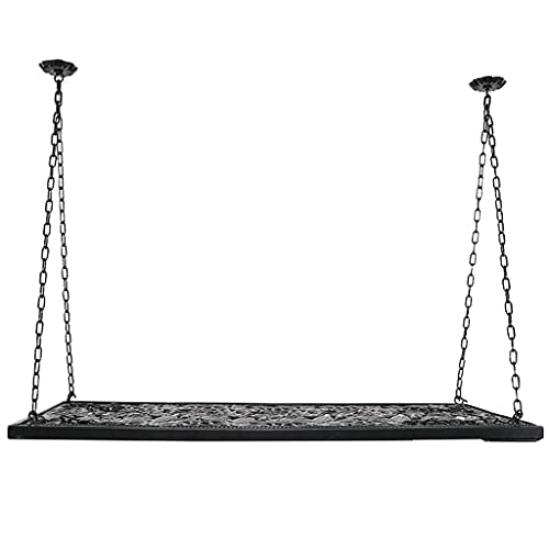 EYLINK Wine Racks,Ceiling Industrial Hanging Wine Glass Racks Stemware Holder Adjustable Height Decoration Shelf