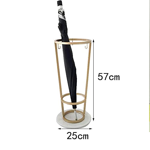 HIGOH Umbrella Stands, Drain Tray Home Floor Nordic Marble Umbrella Storage Rack Storage