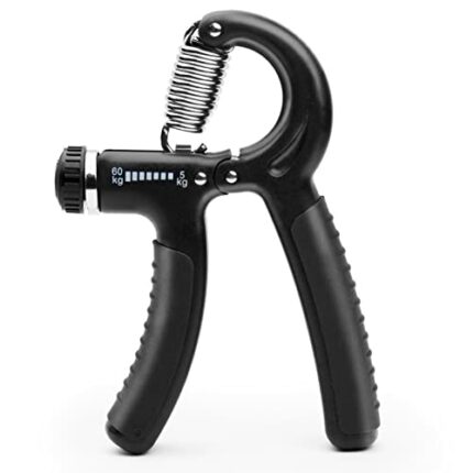 Exology Fitness 5-60 kg Grip Strengthener Exerciser – Adjustable Hand Grips Strengthener with Stainless Steel Spring for Strong Wrists, Fingers,