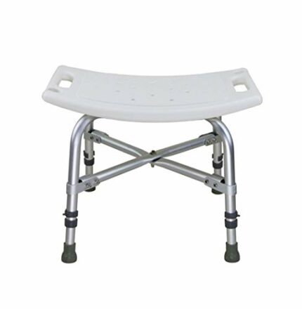 Bath Stools,Shower Seat Bath Stool for Pregnant Women-Aluminum Alloy Shower Seats Stool Elderly Handicapped Bathroom Safety Chair with Handrail,L