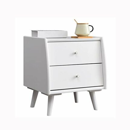 N/A All Solid Wood Bedside Table Simple Nordic Style Bedroom Locker ,Mini Small Multifunctional Bedside Cabinet Simple