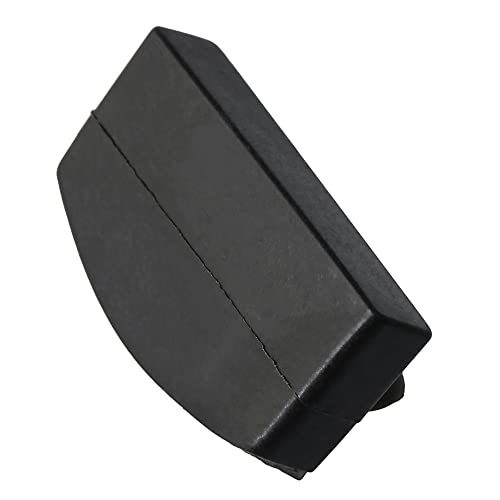 Etfbuy 50 Pcs Bed Board Plastic Bracket Single End 55mm Black Slat Caps Holders Connector Furniture Accessories for Holding Securing Wooden Slats